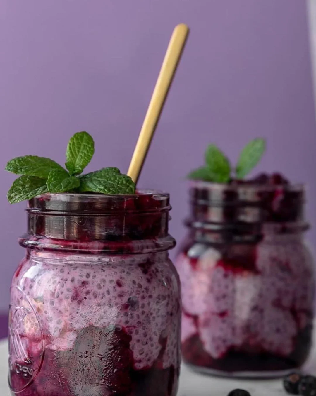 Good Puddings: Blackcurrent Chia Pudding Mix - Image 3
